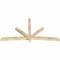 Ekena Millwork Alberta Rough Sawn Timber Gable Bracket, Douglas Fir, 96"W x 52"H x 4"D x 4"F, 13/12 Pitch GBW096X52X0404ALB00RDF - alternate 4
